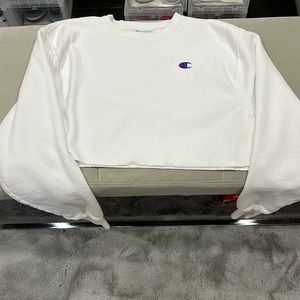 Champion crew neck crop sweater